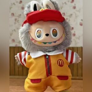 Labubu Red and Yellow Outfit doll not included